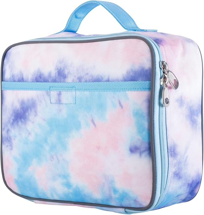 Fenrici Tie Dye Lunch Box for Girls, Insulated Lunch Bag, Soft Sided by FENRICI