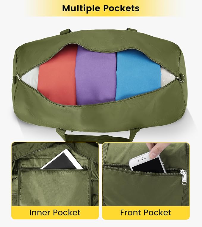 Vorspack Duffel Bag 20-24-28 Inches Foldable Gym Bag - Image 4