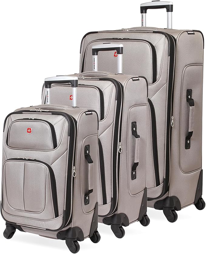 SwissGear Sion Softside Expandable Roller Luggage, 3-Piece Set by SwissGear