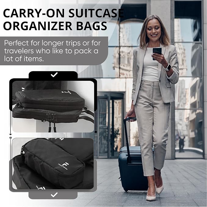 8 Piece Compression Packing Cubes Set - Image 3