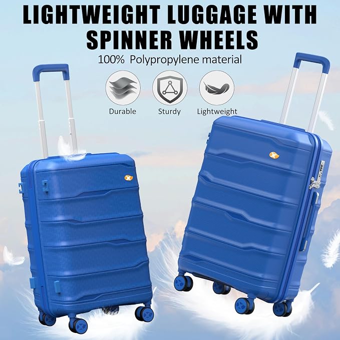 Carry On Luggage 22x14x9 Airline Approved, Hard Shell Suitcase - Image 2