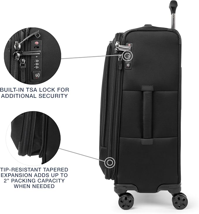 Travelpro Crew Classic Lightweight Softside Expandable Checked Luggage - Image 4