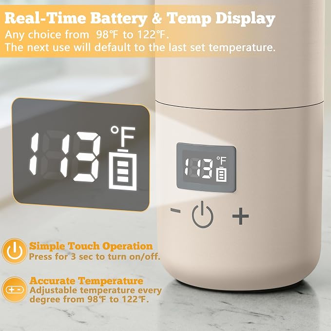 Portable Bottle Warmer for Travel, Baby Bottle Warmer - Image 3