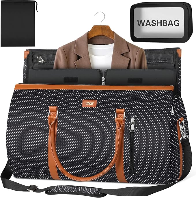 Garment Bag for Travel Convertible Carry On Garment Bag Large Travel Duffel - Image 8