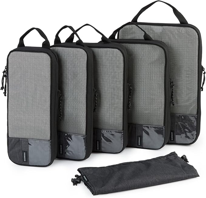 BAGSMART 6 Set Compression Packing Cubes by BAGSMART