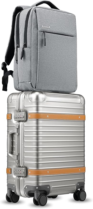 LUGGEX All Aluminum Carry On Luggage by LuggeXLUGGAGE