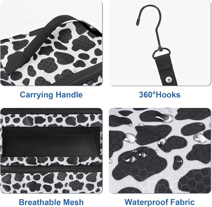 Suitcase Organizer, Travel Luggage Organizer Portable Hanging Travel Shelves - Image 5
