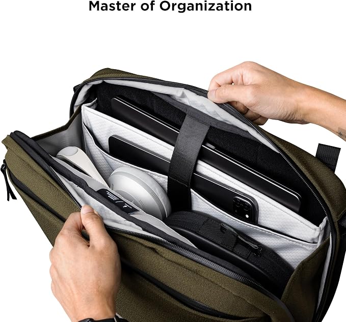 ALPAKA Elements Tech Brief Pro 12L -3-in-1 Recycled Fabric Laptop Briefcase - Image 4