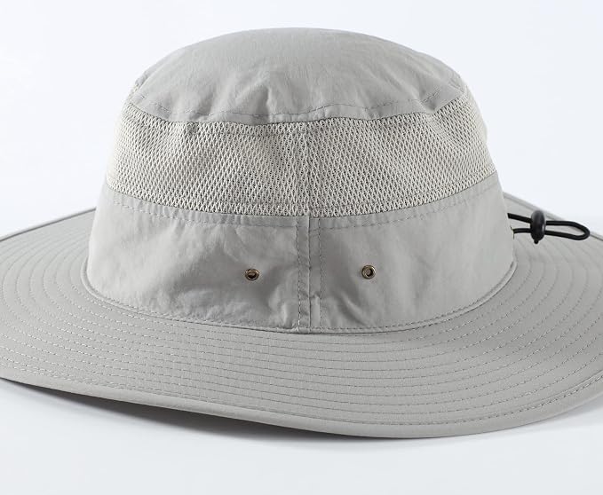 Home Prefer UPF 50+ Men's Sun Hat Wide Brim Bucket Hat UV Protection Hat - Image 5