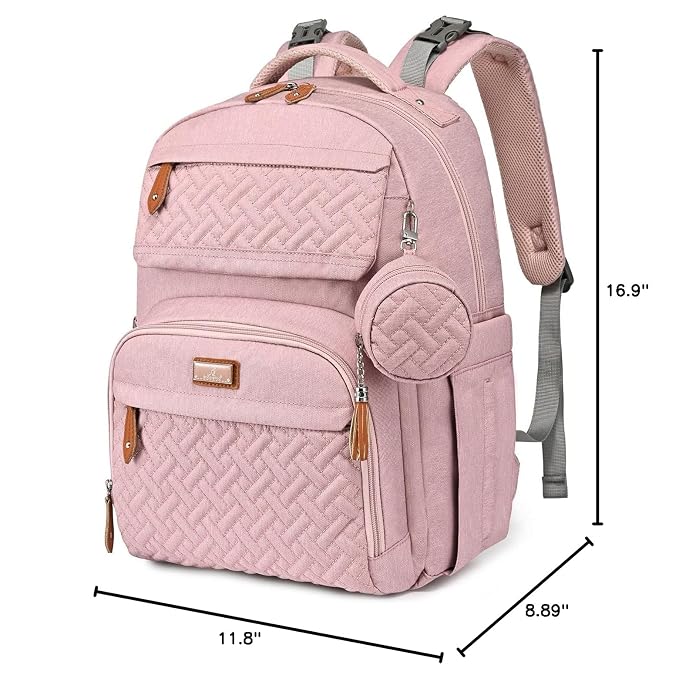 BabbleRoo Diaper Bag Backpack, Travel Backpack - Image 10