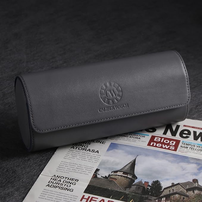 Genuine Napa Leather Watch Roll Travel Case - Image 8