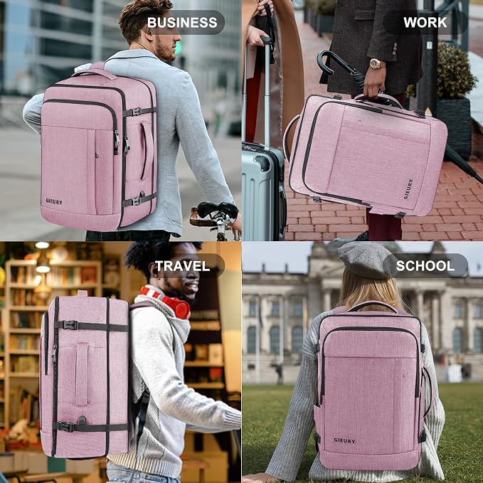 Carry On Backpack, 40-50L Travel Backpack - Image 7