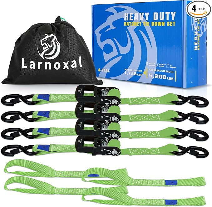Ratchet Straps 4 Pack by Unknown