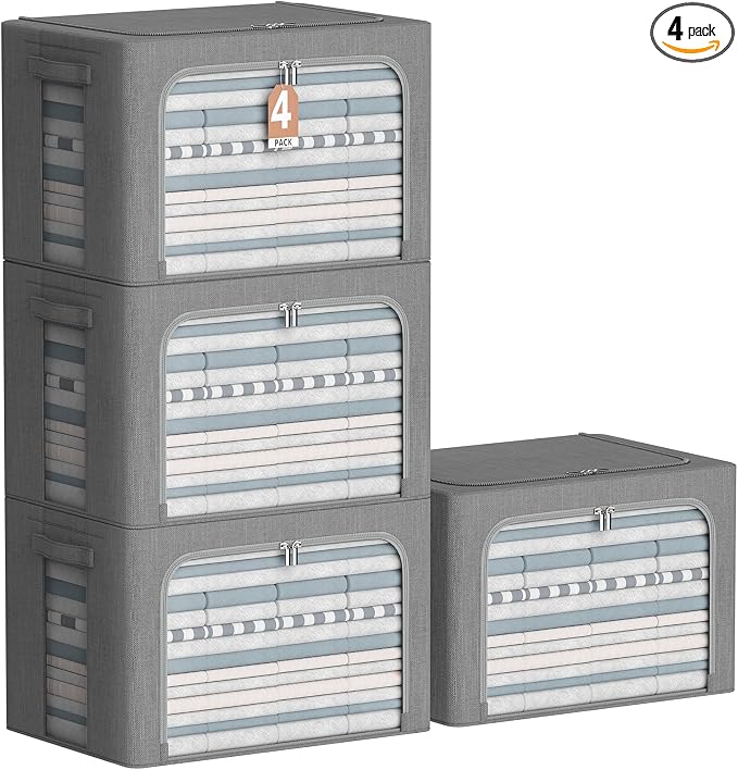 4 Pack Clothes Storage Bins by CYhom