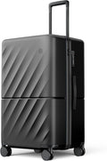 Trunk Luggage 26 Inch, Medium Checked Luggage by NINETYGO