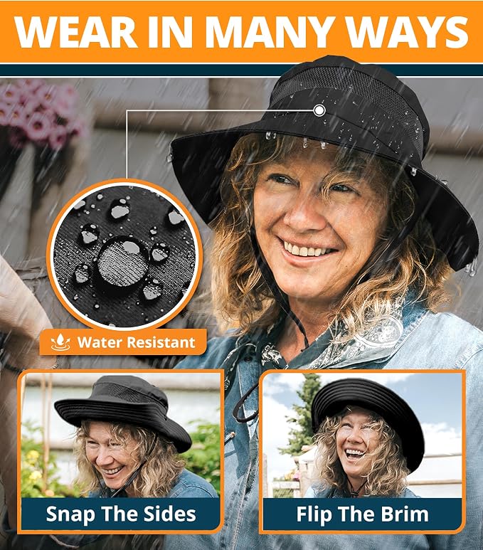 GearTOP Safari Sun Hat for Men and Sun Hats for Women UV Protection UPF 50+ - Image 7