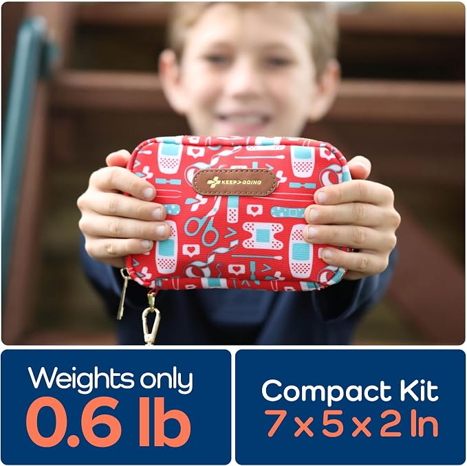 KeepGoing Travel First Aid Kit for Kids – 130 Pc. for Car, Diaper Bag & Backpack - Image 5