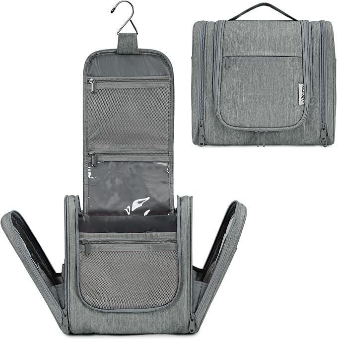 Narwey Hanging Toiletry Bag for Women Travel Makeup Bag Organizer Toiletries by Narwey