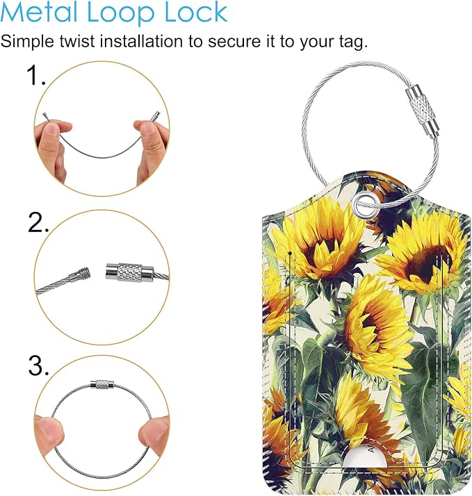 Fintie Luggage Tags, Privacy Cover ID Label - Image 2