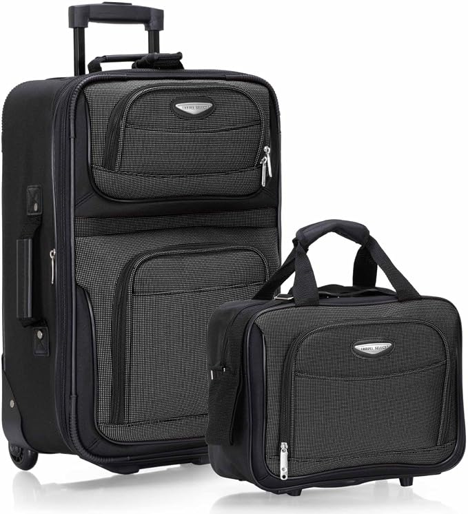 Travel Select Amsterdam Expandable Softside Rolling Upright Luggage, 2 Wheels by Travel+Select