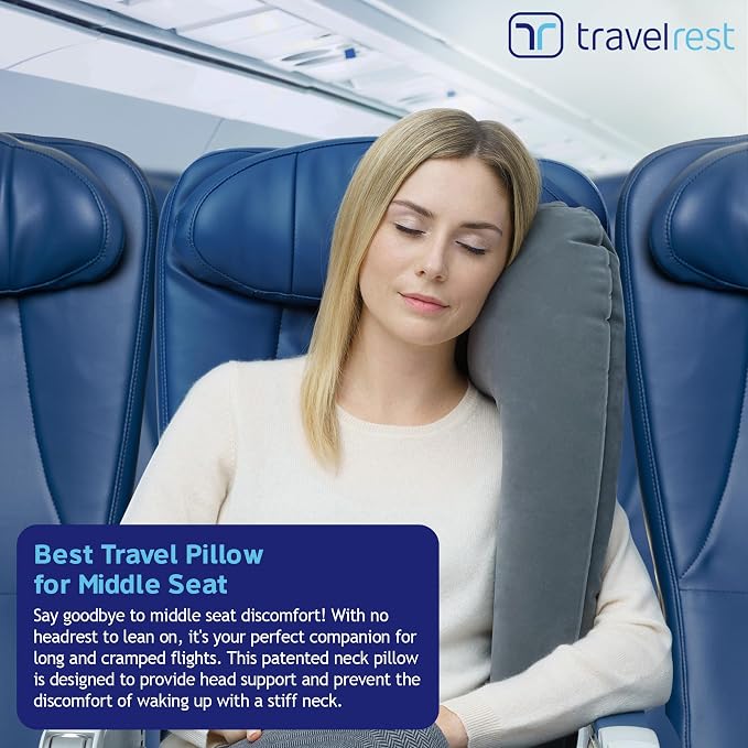 TRAVELREST Ultimate Inflatable Travel Neck & Body Pillow - Image 3