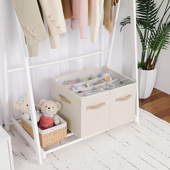Shoe Organizer for Closet 2 Pack, Foldable Shoe Box - Image 6
