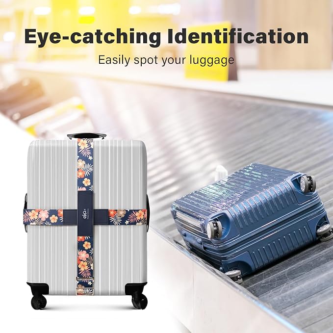 Luggage Straps for Suitcases, Adjustable Luggage Elastic Belt, Travel - Image 2
