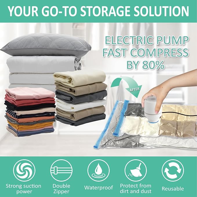 Cozy Essential 20 Pack Vacuum Storage Bags - Image 2