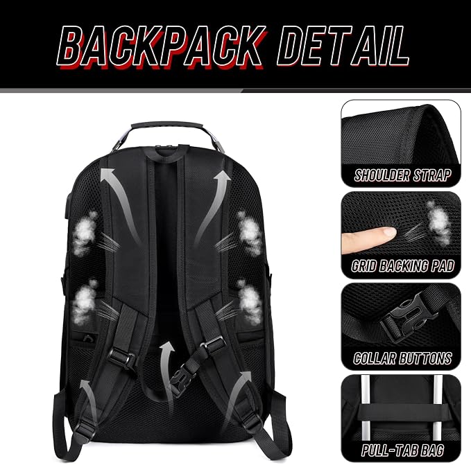 Z-MGKISS Big Travel Backpack, Large Laptop Backpack, TSA Approved Bag 50L - Image 2