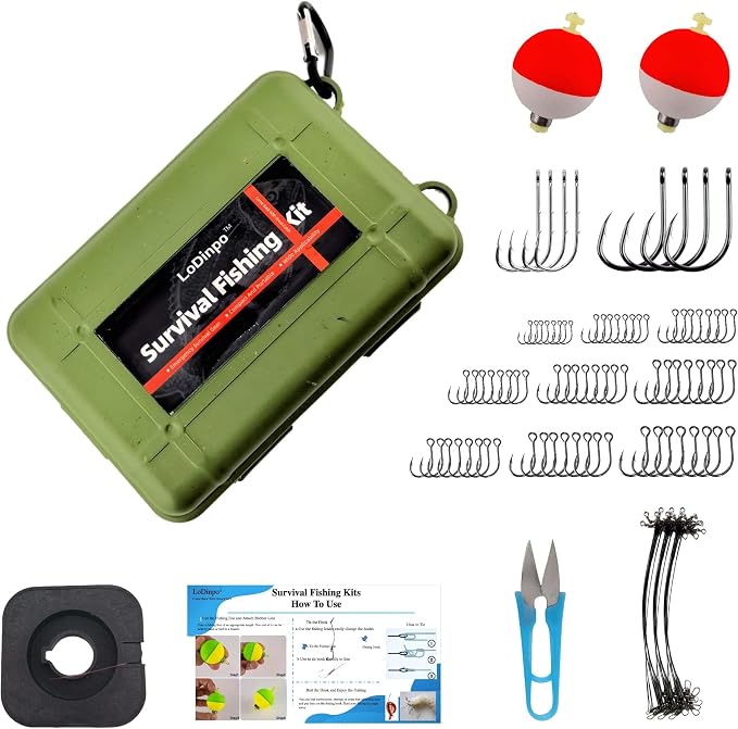 Mini Survival Fishing Kit Small Emergency Fishing TackleBox Pocket Outdoor by Unknown