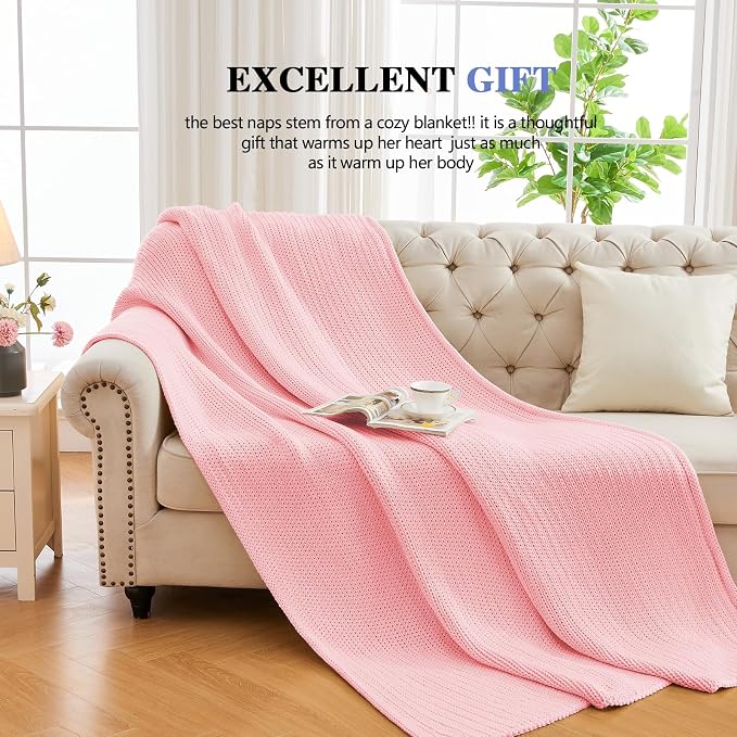L'AGRATY Knitted Weighted Blanket - Image 4