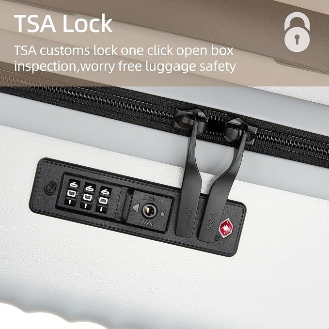 20 Inch Carry on Luggage, Airline Approved 22x14x9 Hard Shell Carry on Suitcase - Image 2