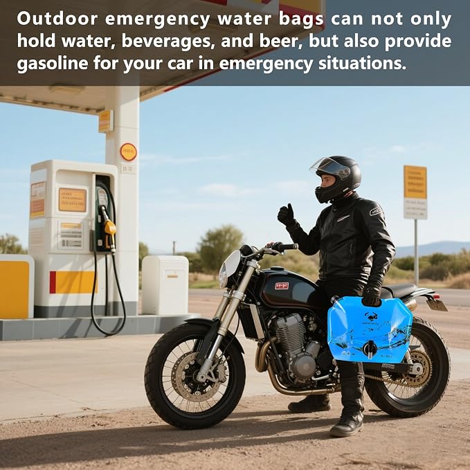 Collapsible 8L Water Storage Bag, BPA-Free Portable Folding Water Jug - Image 8