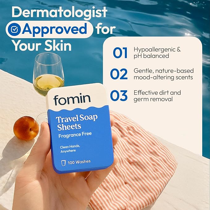 FOMIN - Antibacterial Paper Soap Sheets Tin - Image 6