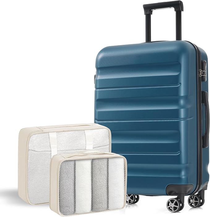 Merax 24 Inch Luggage Set Hardshell ABS Medium Suitcase by Merax