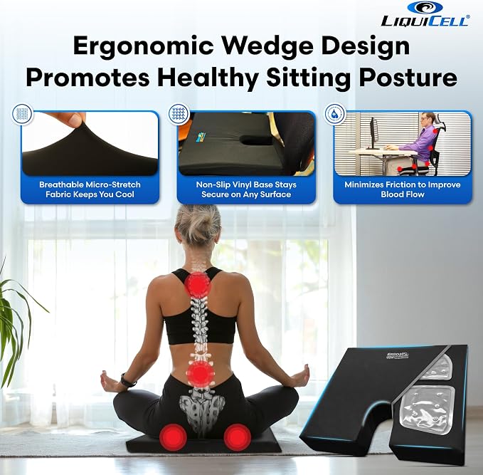 LiquiCell Coccyx Seat Cushion, Aid - Image 6