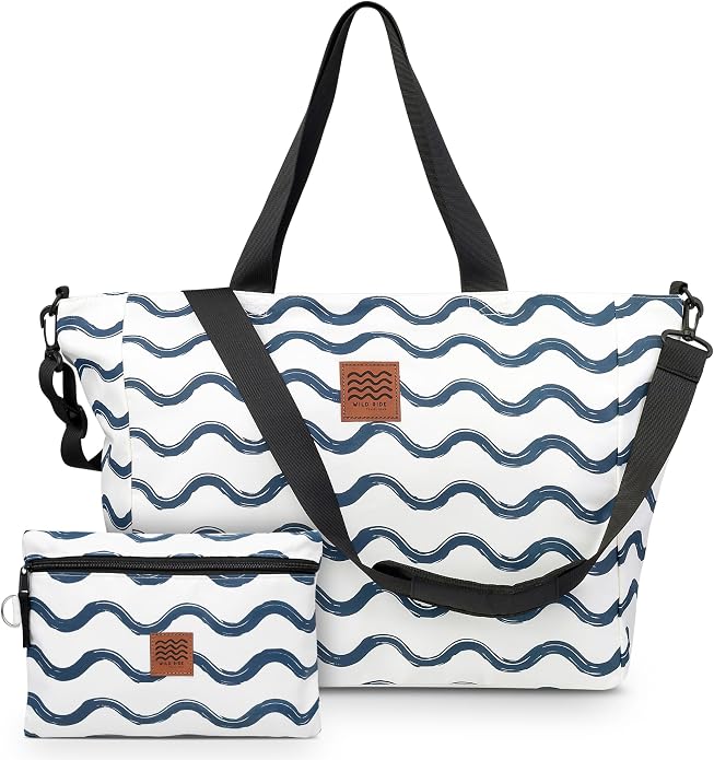 Large Beach Tote Bag for Women – Foldable & Packable Travel Bag by IslaKai