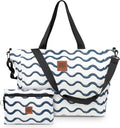 Large Beach Tote Bag for Women – Foldable & Packable Travel Bag by IslaKai