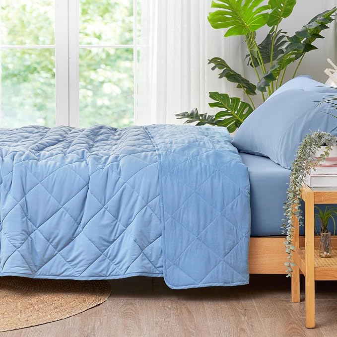 Cozy Bliss Cooling Blanket for Hot Sleepers, Q-Max 0.4 Cooling Comfort Throw - Image 7