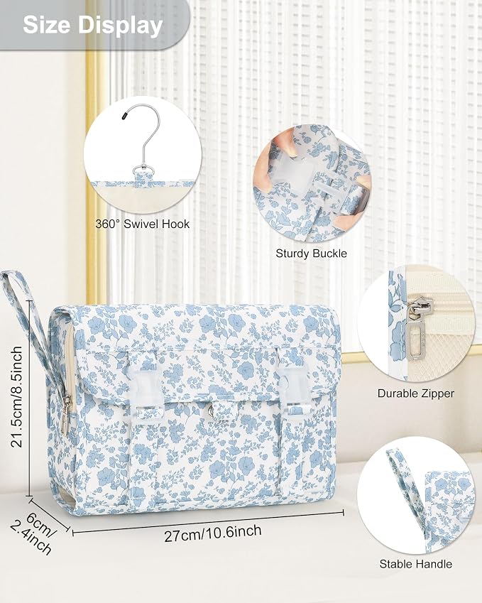 Hanging Toiletry Bag, Travel Toiletries Bag - Image 3