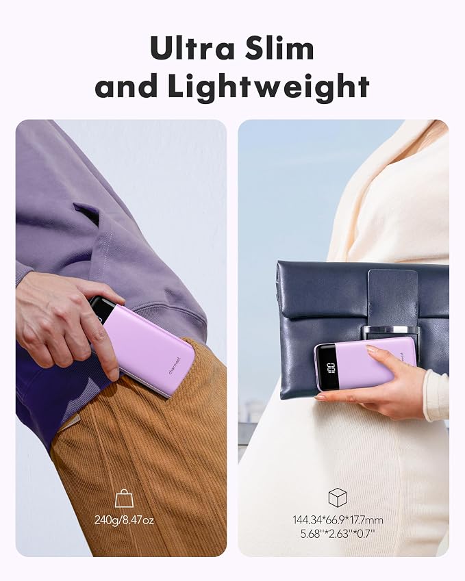 charmast Portable Charger with Built in Cables, Power Bank with Cords Wires - Image 5