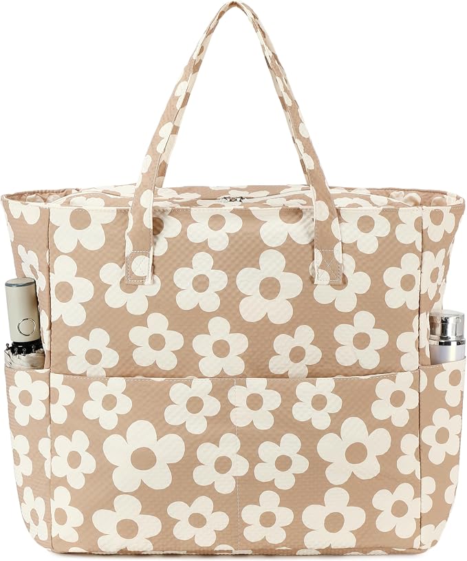 LEDAOU Beach Bag Waterproof Sandproof Women Tote Bag Pool Bag - Image 9