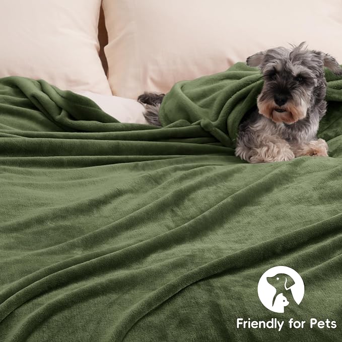 PHF Ultra Soft Fleece Throw Blanket, No Shed No Pilling Luxury Plush Cozy - Image 5