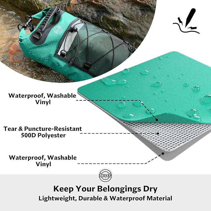 STOVER 5/10/25/30/40/55L Waterproof Backpack- Floating Dry Bag - Image 2