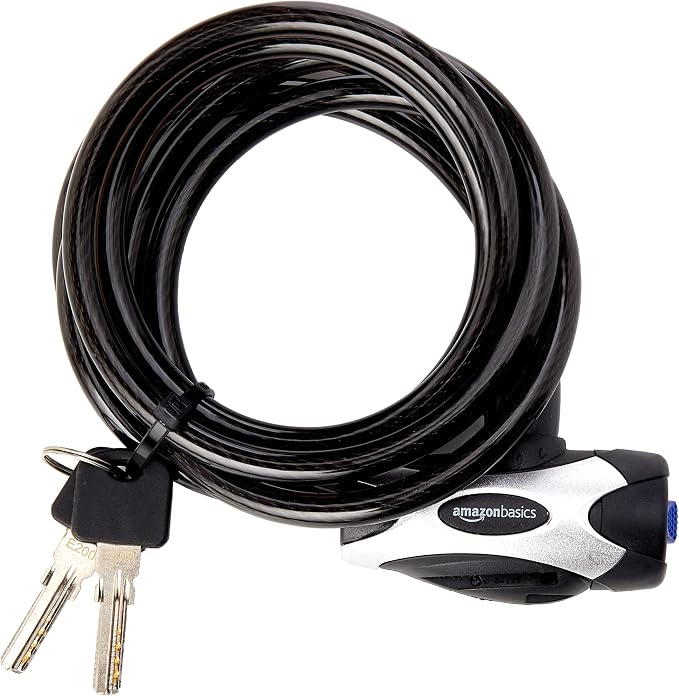 Amazon Basics Bike Cable Lock, 6 Feet by AmazonBasics