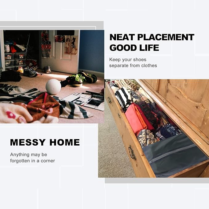 BeeGreen Black Navy Shoe Organizer Set - Image 5