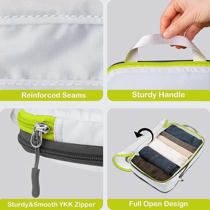 Cipway Compression Packing Cubes, Ultralight Luggage Organizer Bags, Travel - Image 5