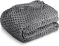 Bare Home Textured Fleece Blanket by BareHome