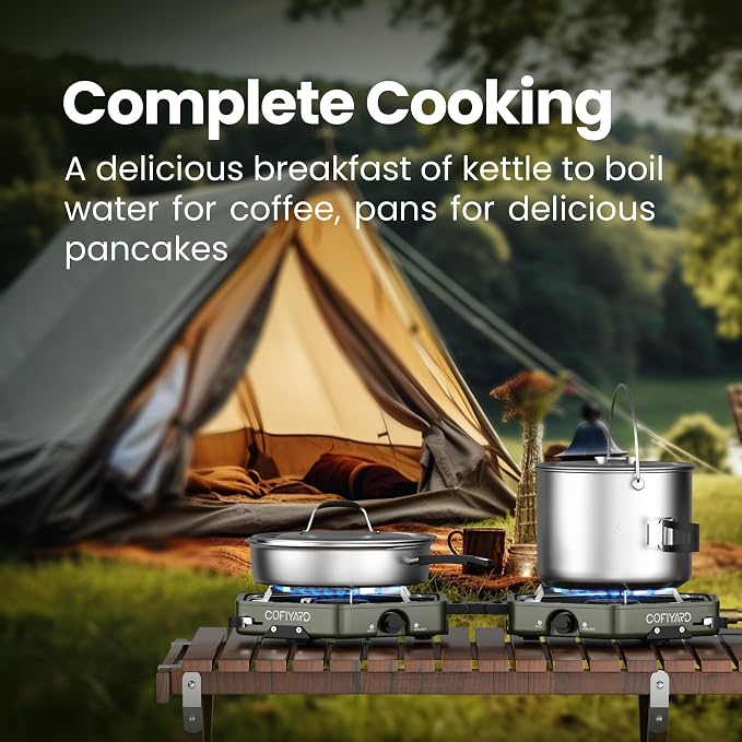 Propane 2-Burner Camping Stove - Image 4
