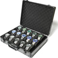 15 slots Watch organizer Case, Aluminum watch storage box, hard watch travel box by AUKURA